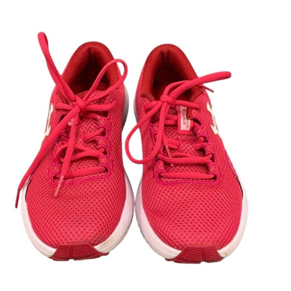 Under Armour Women's Charged Surge 4 Running Shoes Size 7.5 Red/White